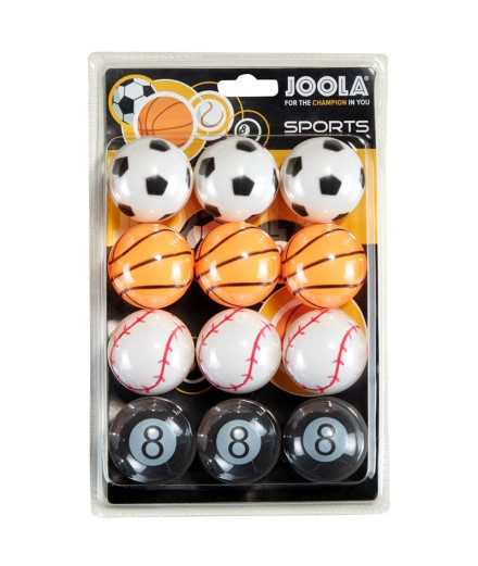 Balles de Tennis de table Joola Sports 12Uds. Blanc