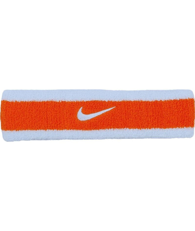 Cinta de Pelo de Fitness Nike Swoosh Headband Azul Naranja
