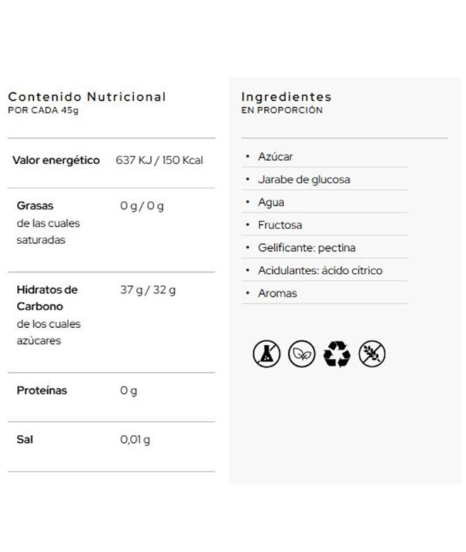 Gélifiée Énergétique Santa Madre Jelly Bar...