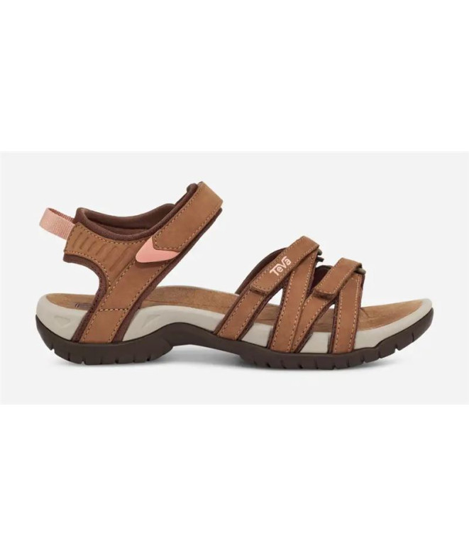 Sandalias de Montaña Teva Tirra Leather Mujer Marrón
