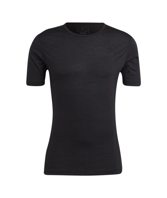 Camiseta de Montaña adidas Xpr Mer150 Ss Hombre Negro