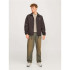 Sudadera Jack and Jones Jjeglobe Knit Neck Hombre Oatmeal