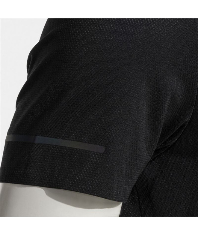 Camiseta De Pádel Joma Ranking Preto Menina