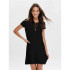 Vestido Only Onlbera Back Lace Up S/S Noos Pumice Stone Aop:Bla Mujer