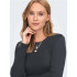 Camiseta Only Jdymila L/S O-Neck Noos Black Mujer