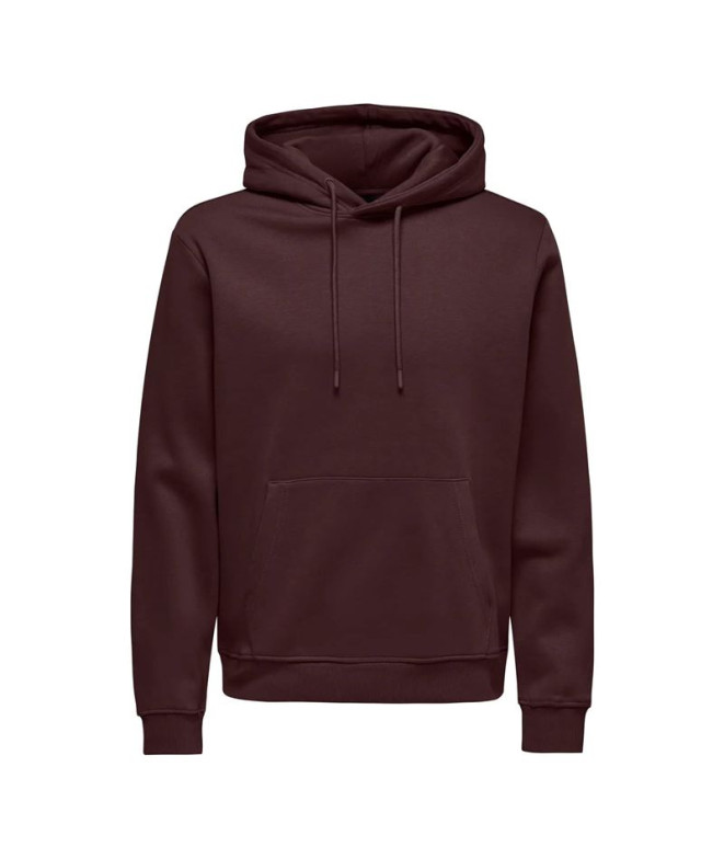 Sudadera Only & Sons Onsconnor Reg ie Noos Fudge Hombre