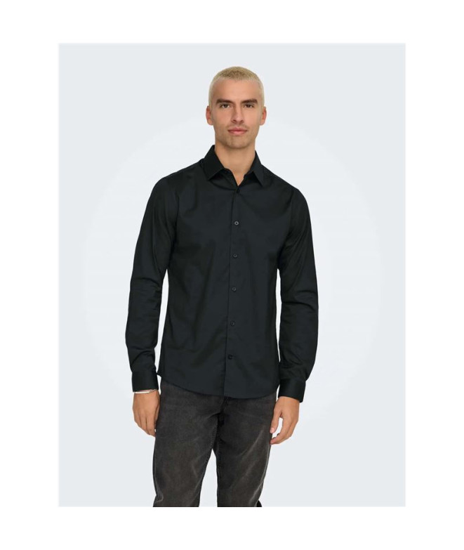 Camisa Only & Sons Onsjordan Life Twill Ls Noos...