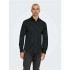 Camisa Only & Sons Onsjordan Life Twill Ls Noos Frml Black Homem
