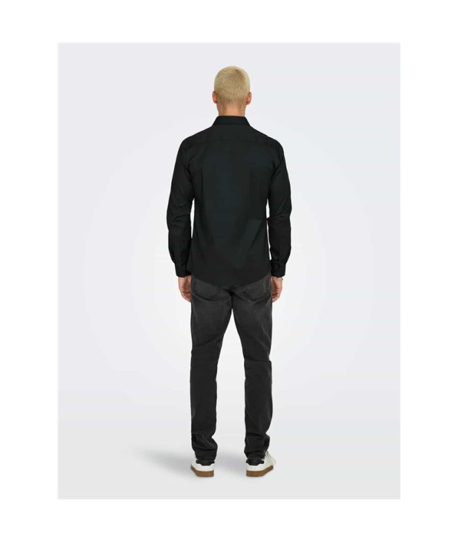 Camisa Only & Sons Onsjordan Life Twill Ls Noos...