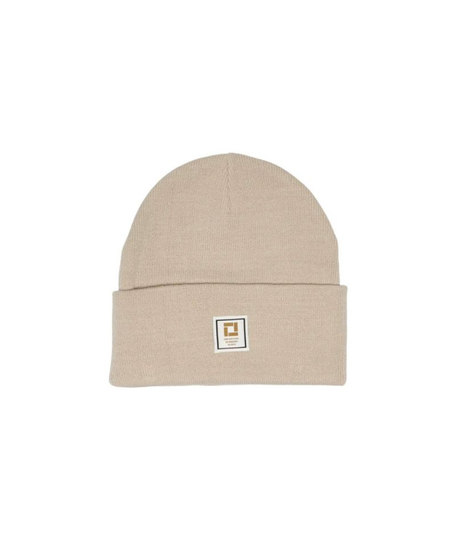 Gorro Only & Sons Onsisaac Flat Knit Logo Beanie Noos Silver Lining Hombre