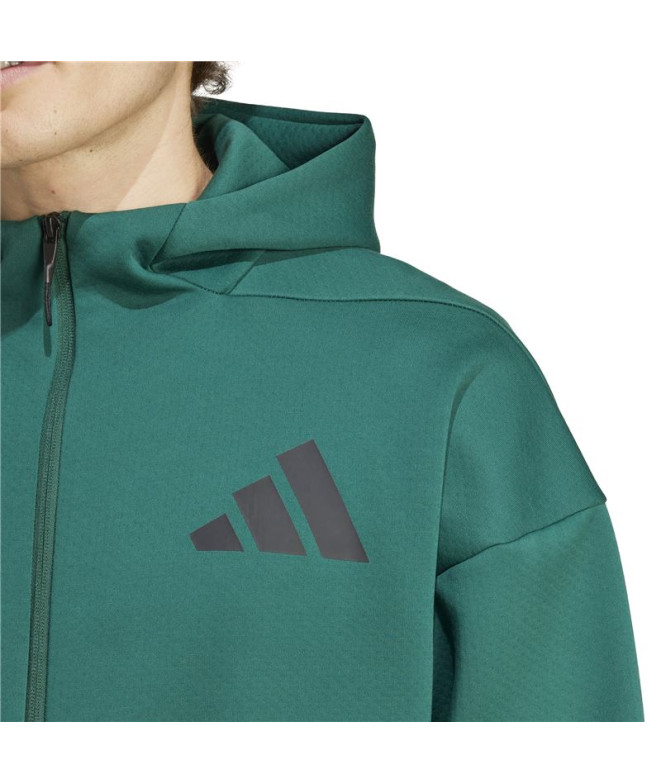 Chaqueta adidas Z.N.E. Full Zip Hombre Verde...