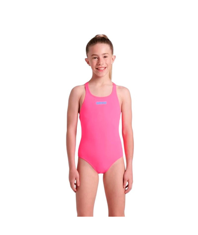 Bañador de Natación Arena Team Swimsuit Swim Niña Rosa