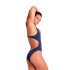 Bañador de Natación Arena Team Swimsuit Swim Mujer Azul Marino/Blanco