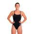 Fato de banho de Natação Arena Team Swimsuit Mulher Preto/Branco