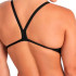 Fato de banho de Natação Arena Team Swimsuit Mulher Preto/Branco