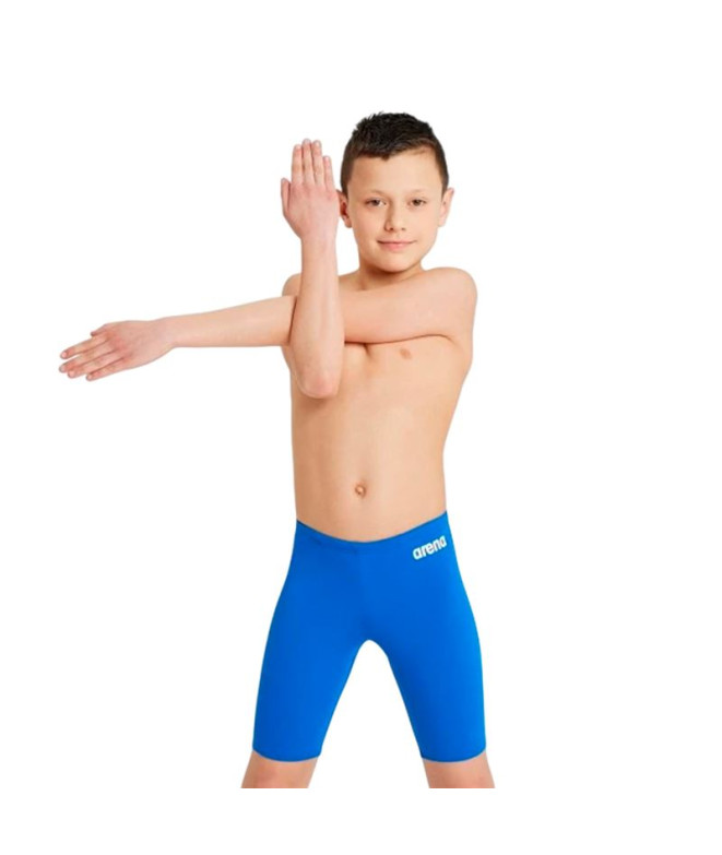 Bañador de Natación Arena Team Swim Jammer Infantil Azul/Blanco