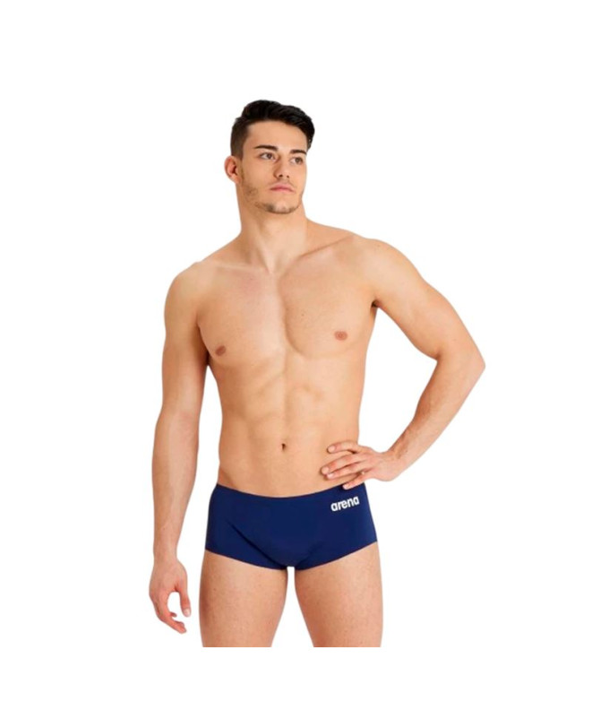 Bañador de Natación Arena Team Swim Low Waist Hombre Azul Marino/Blanco