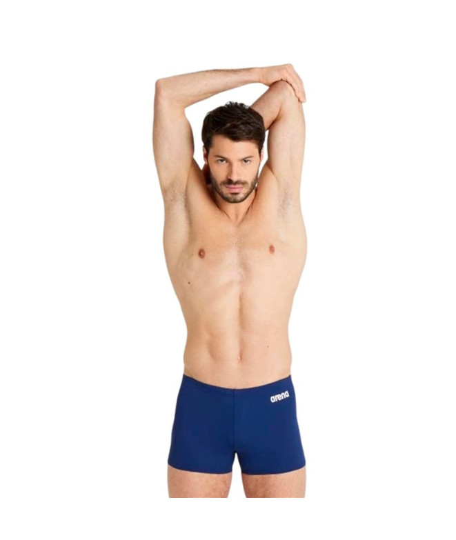 Bañador de Natación Arena Team Swim Short Hombre Azul Marino/Blanco