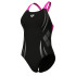 Bañador de Natación Arena Poseidonia Mujer Negro/Rosa