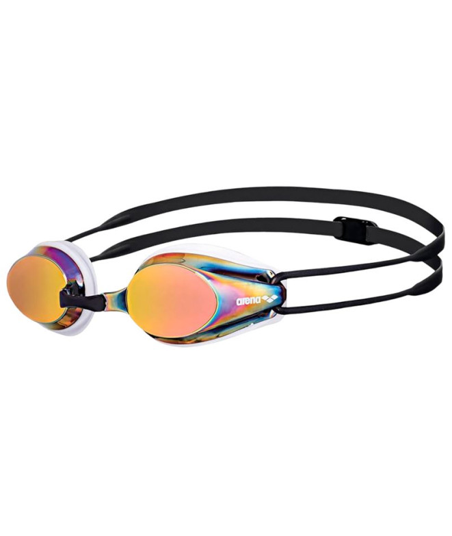 Gafas de natación Arena Mirror Blanco/Rojo