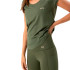 Camiseta de Fitness Ditchill T-Shirt Ease Mulher Verde