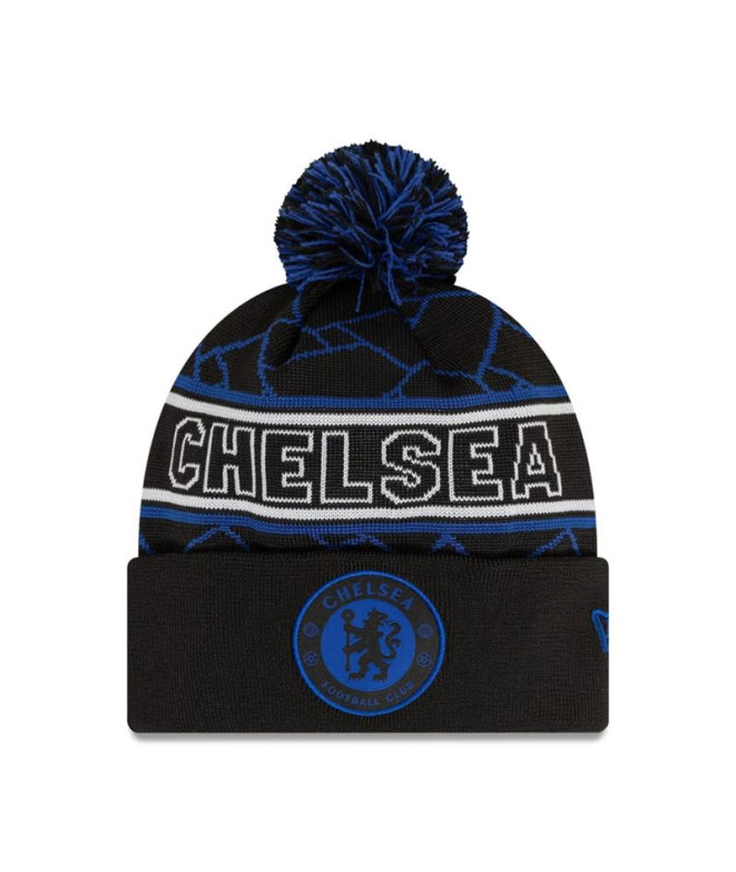 Gorro Deportivo New Era Escudo del Chelsea FC Negro/azul