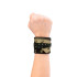 Pulseira de pulso de Fitness Picsil Pulso de Algodão Preto 0.2