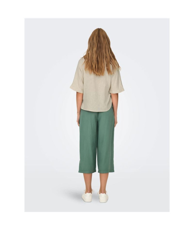 Chemise Only Onltokyo Ss Linen Bl Shirt Pnt...