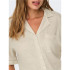 Camisa Only Onltokyo Ss Linen Bl Shirt Pnt Noos Mujer Moonbeam