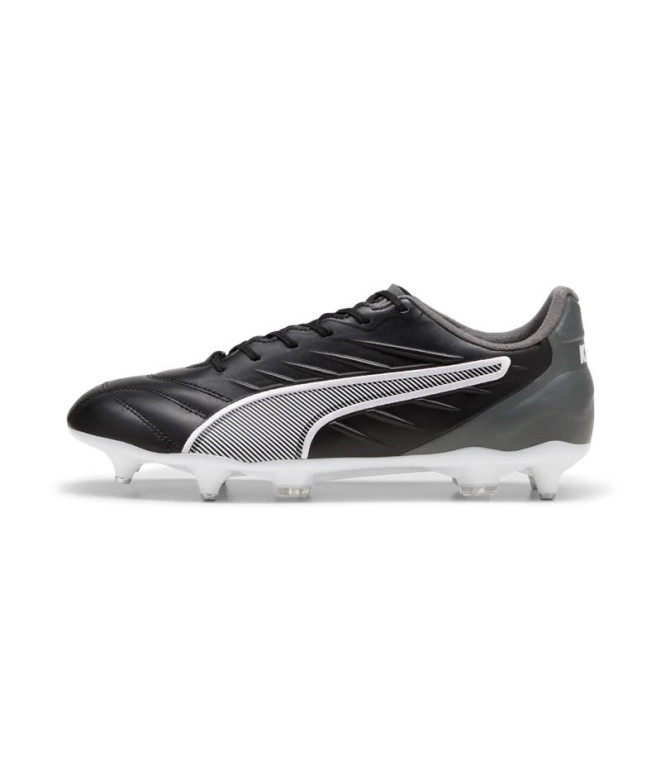 Botas de fútbol de Fútbol Puma King Pro Mxsg Negro/Blanco/Cool Gris Oscuro