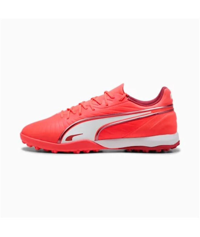 Zapatillas de Fútbol sala Puma King Match Tt ????Rojo brillante/Blanco/Rojo fuego