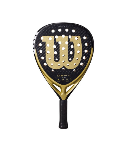 Pala De Padel Wilson Defy Ls V1 Padel 2 Negro/Oro/ Pala De Padel Wilson Defy Ls V1 Padel 2 Negro/Oro/