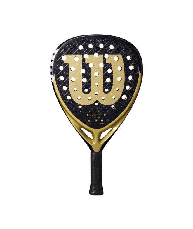 Pala De Padel Wilson Defy Ls V1 Padel 2 Negro/Oro/