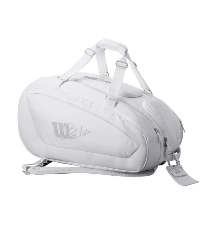 Paletero de Pádel Wilson Bela Super Tour Padel Blanco