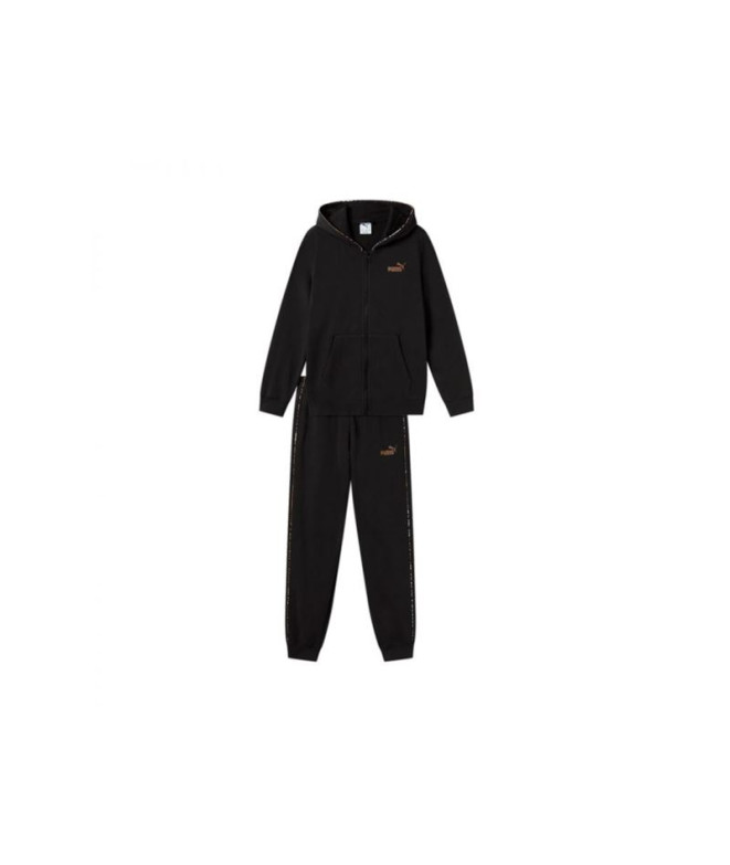 Survêtement Puma Essentials+ Animal Fz Fille Noir