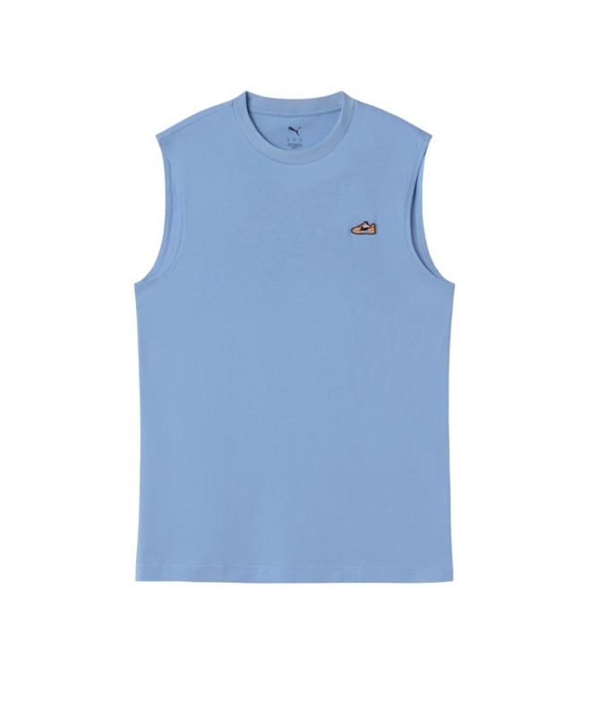 Camiseta Puma Mens Sneaker Tank,Blissful Blue Hombre