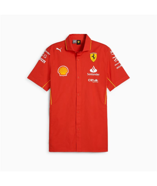 Camisa Puma Scuderia Ferrari 2024 Replica Collection Team Hombre Rojo