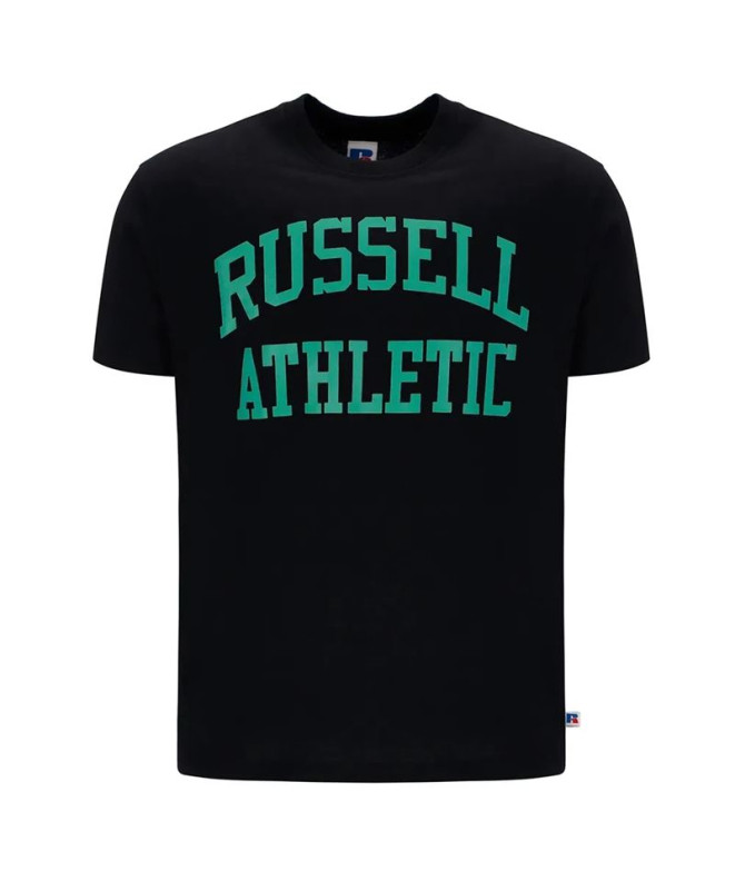 Camiseta Russell Iconic-S/S Crewneck Tee Shirt Hombre Negro