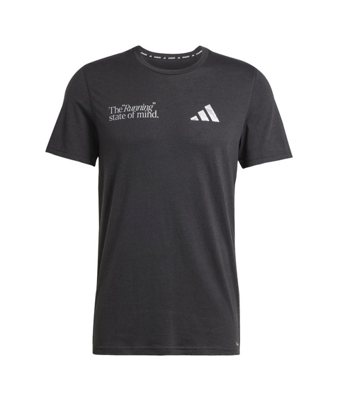 Camiseta de Running adidas Ulti Met Hombre Negro