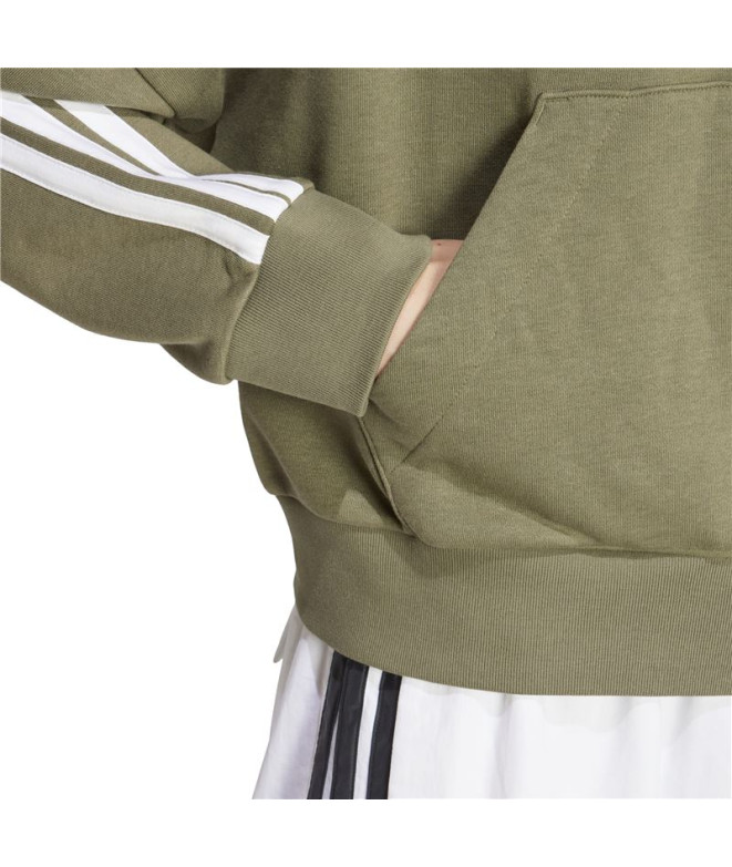 Moletom Adidas 3Bandas French Terry Qz Hd...