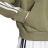 Sweat Adidas 3Bandas French Terry Qz Hd Femme Vert Foncé/Blanc