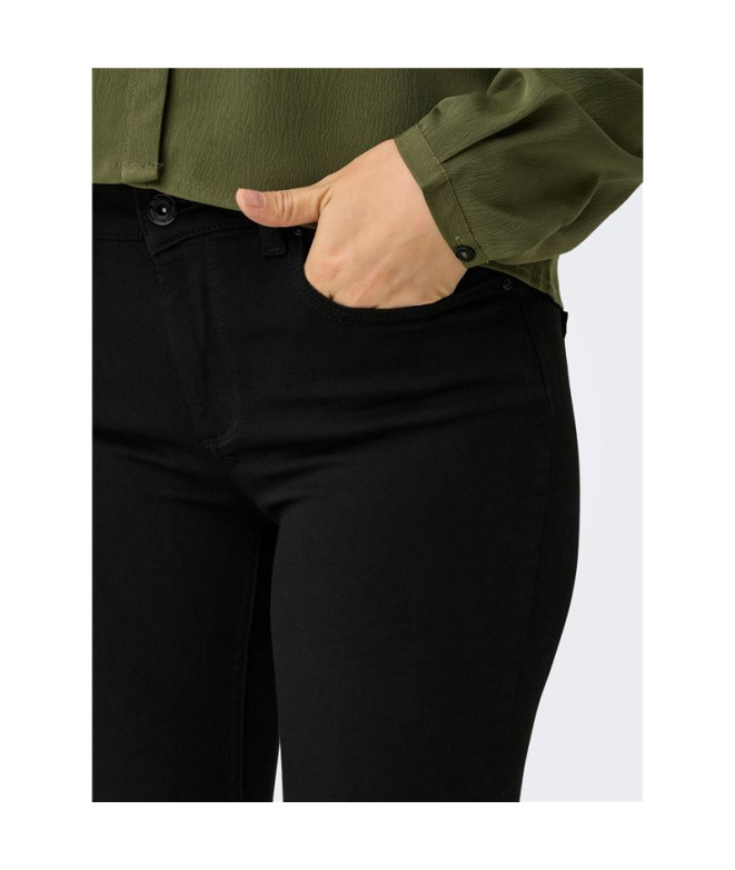 Pantalon Only Onlblush Mid Sk 4Everblk Dnm...