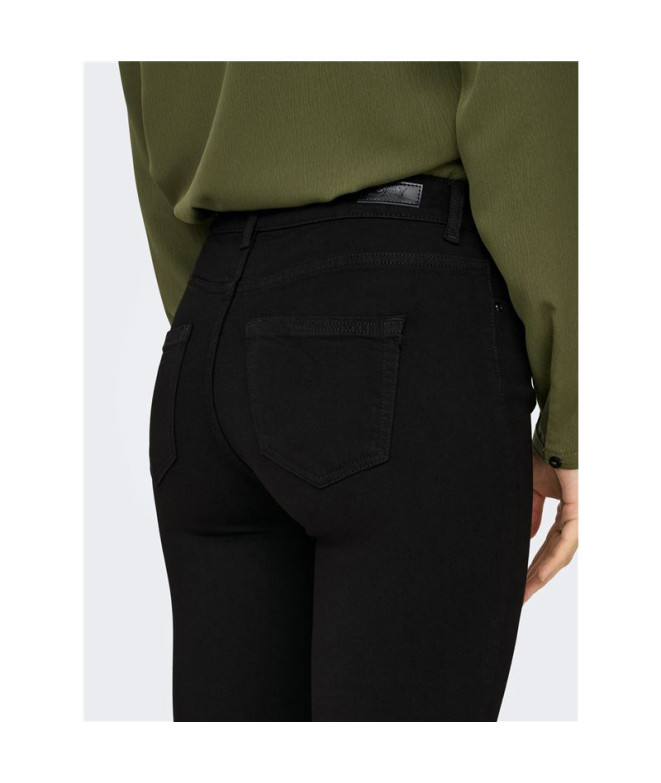 Pantalón Only Onlblush Mid Sk 4Everblk Dnm...