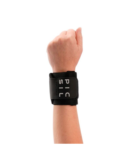Muñequera de Fitness Picsil Wrist Wraps Negro