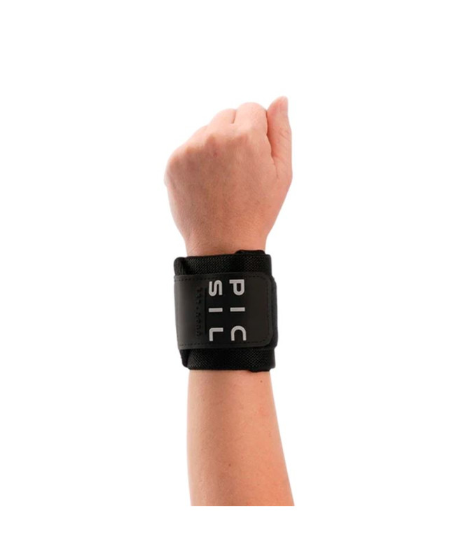Muñequera de Fitness Picsil Wrist Wraps Negro