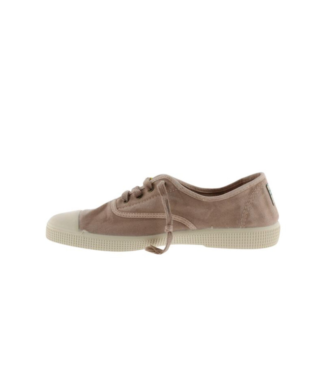 Zapatillas Victoria Lona Envejecida D Marrón