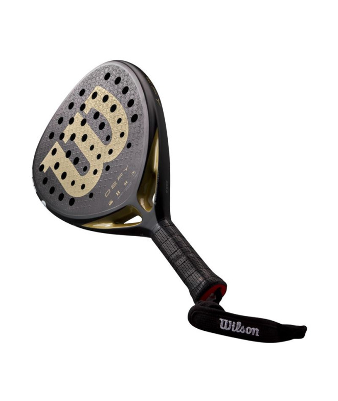 Pala De Padel Wilson Defy V1 Padel 2 Negro/Oro/