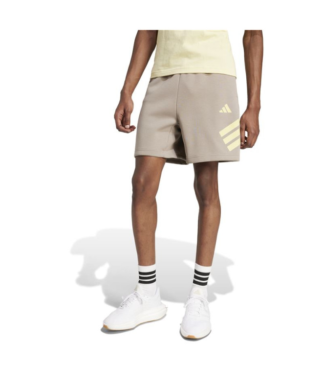 Calça adidas Future Icons 3Bandas Sho Homem Bege