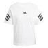 Camiseta adidas Future Icons 3 Bandas Mulher Branco