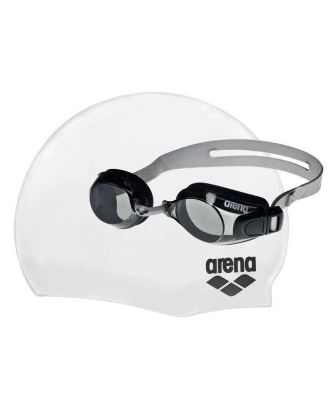 Gafas de Natación Arena Pool Set Plata Smoke